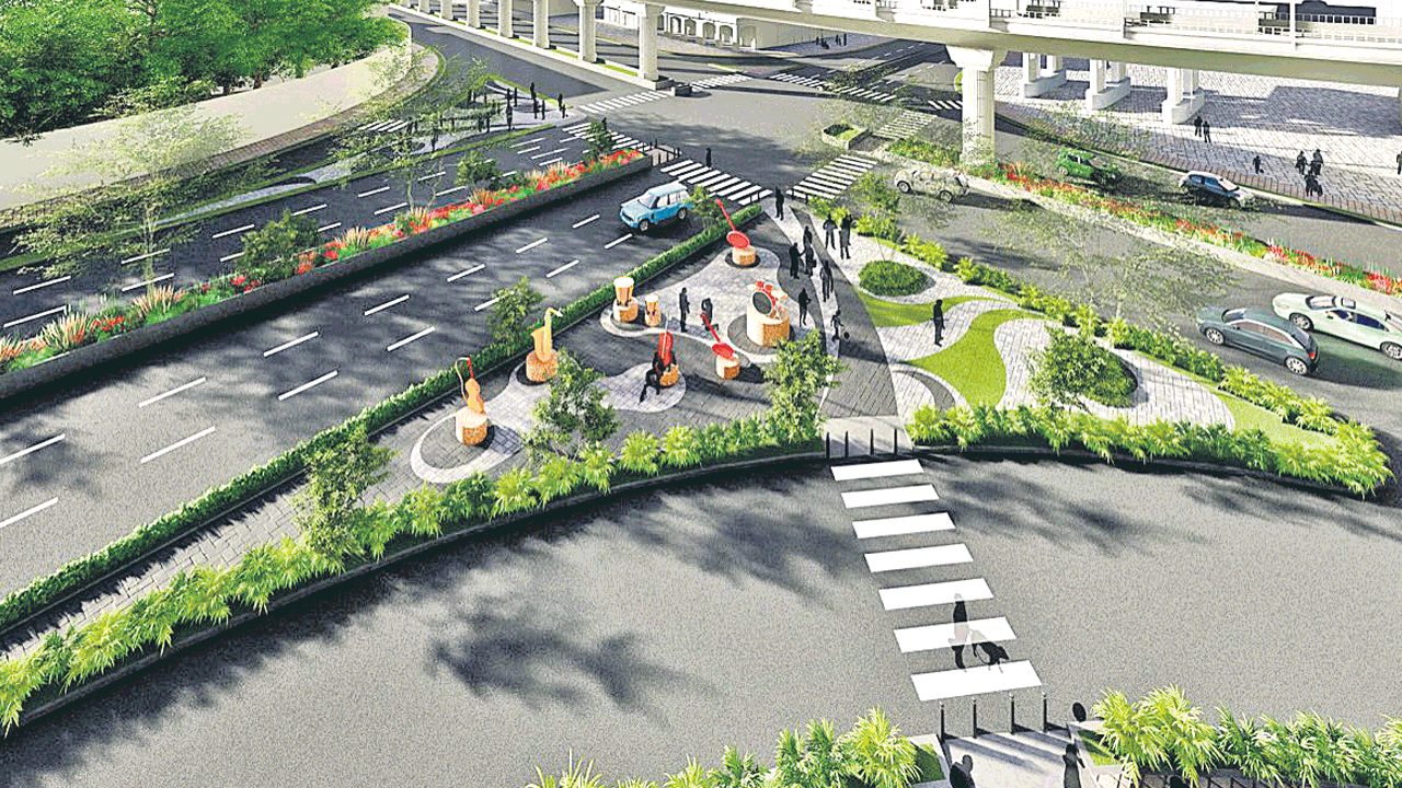 కూడళ్లకు కొత్త లుక్‌