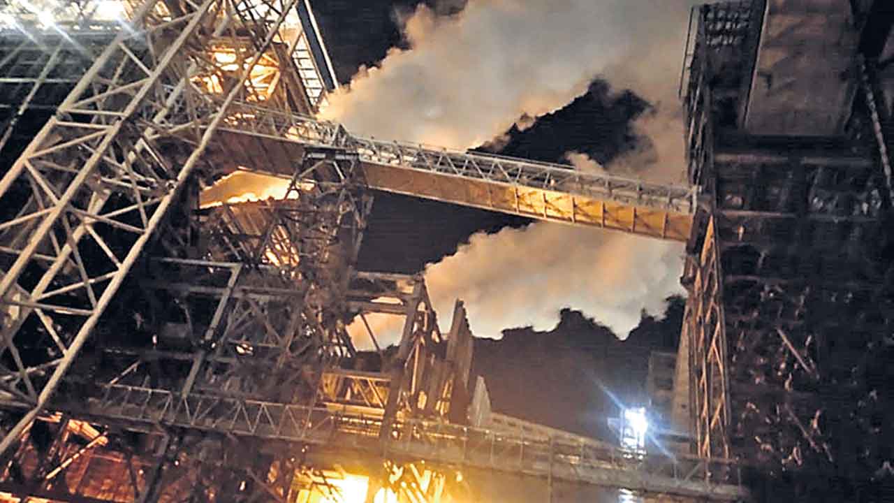 టీఎస్‌టీపీపీలో స్టీమ్‌ బ్లోయింగ్‌ ప్రక్రియ ప్రారంభం