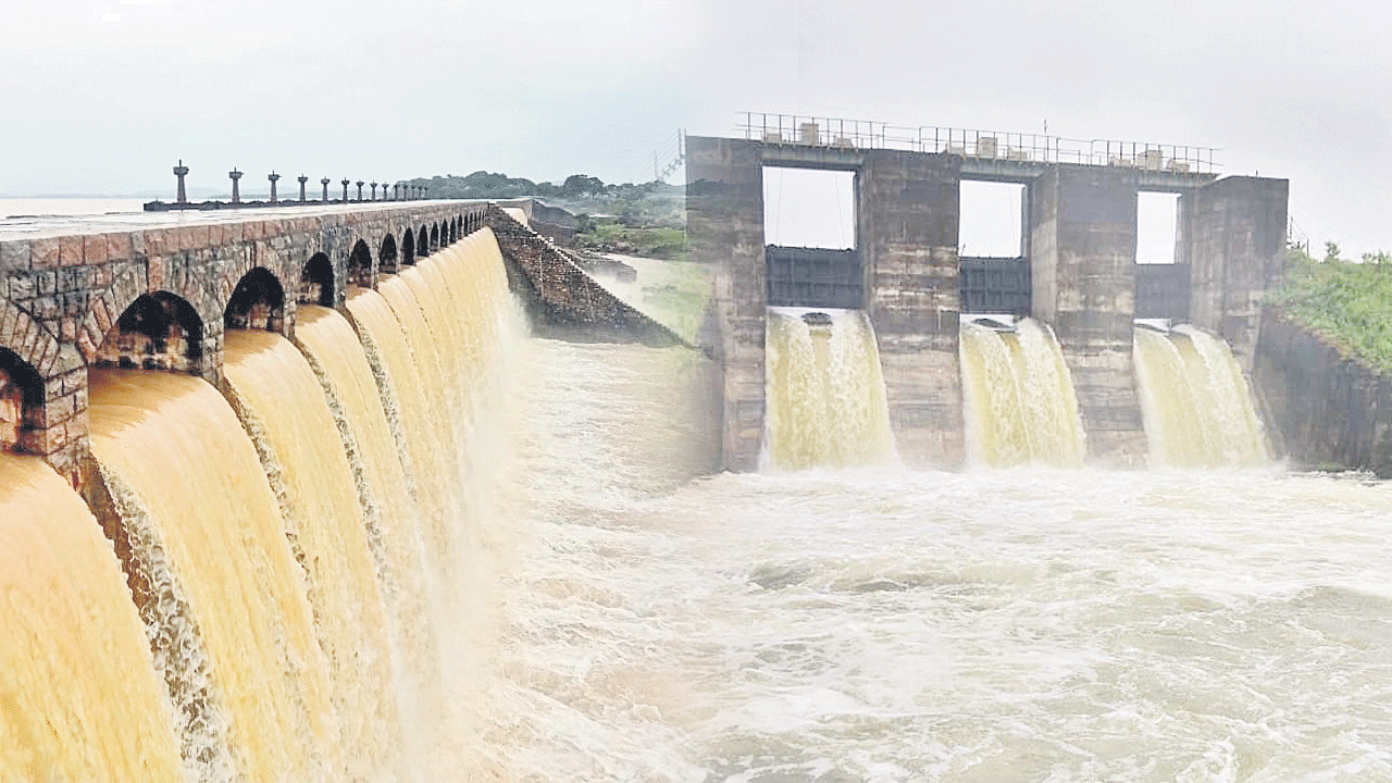 ప్రాజెక్టులకు పోటెత్తిన వరద