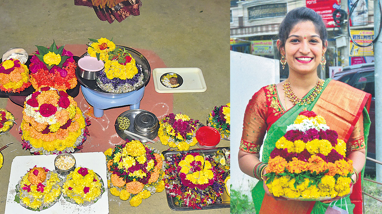 ఆరగించవమ్మా.. అందరి బతుకమ్మా!