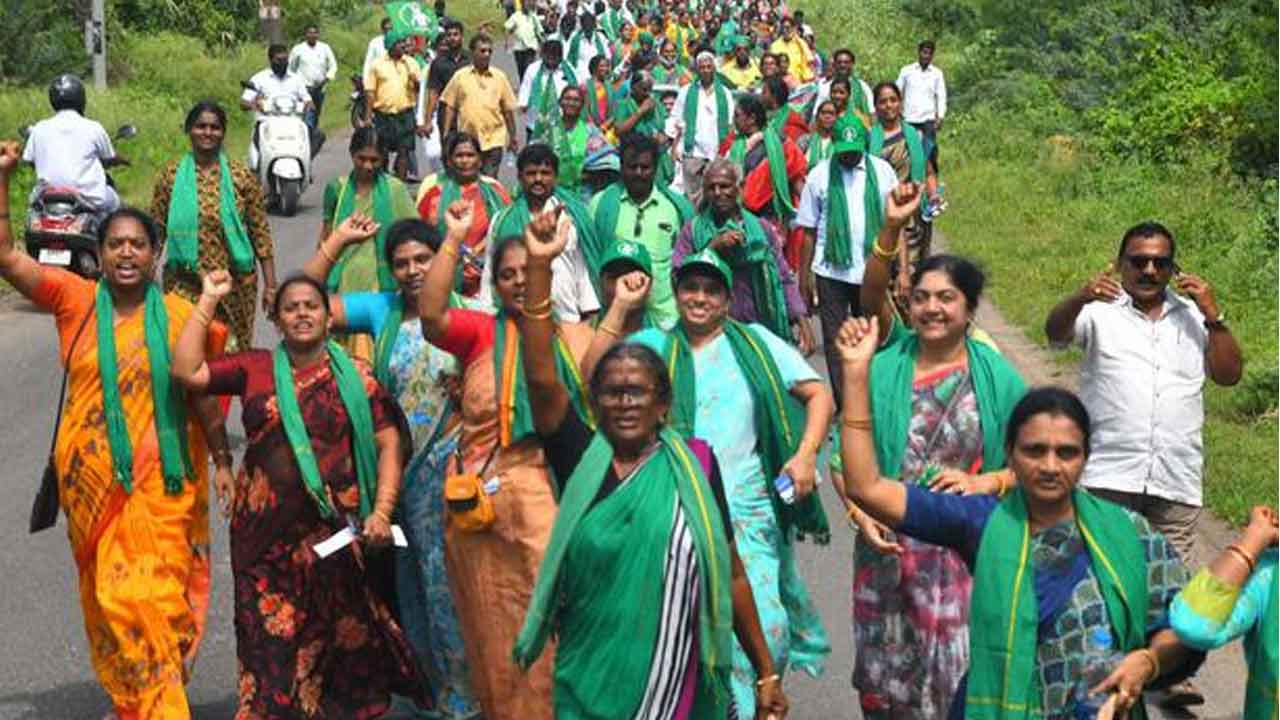 18వ రోజుకు చేరుకున్న మహా పాదయాత్ర