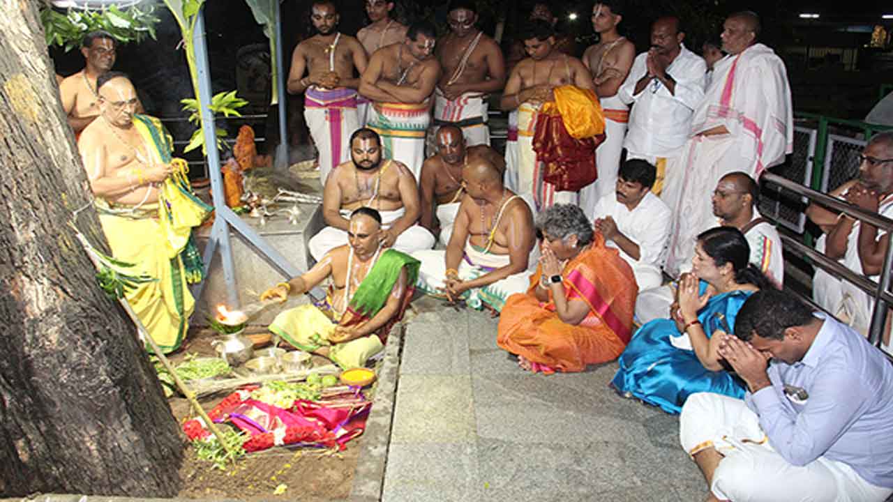 తిరుచానూరు పద్మావతి అమ్మవారి పవిత్రోత్సవాలకు అంకురార్పణ‌