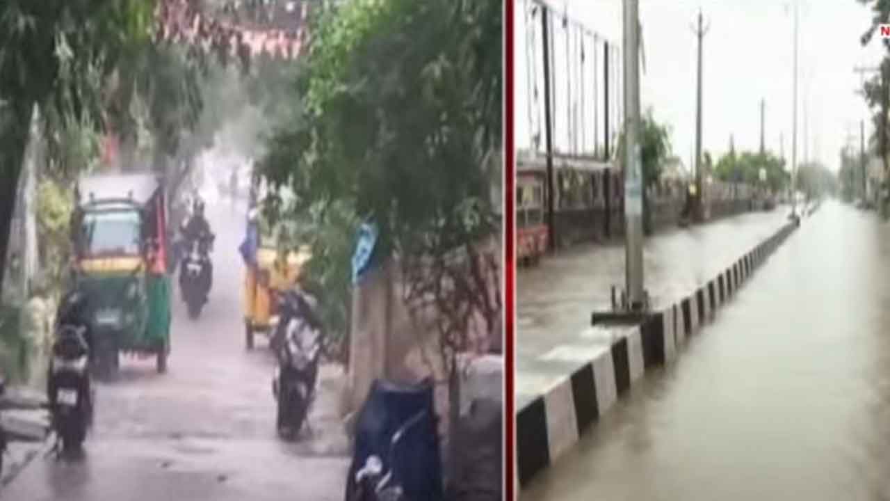 ఏలూరు నగరాన్ని ముంచెత్తిన కుండపోత వాన