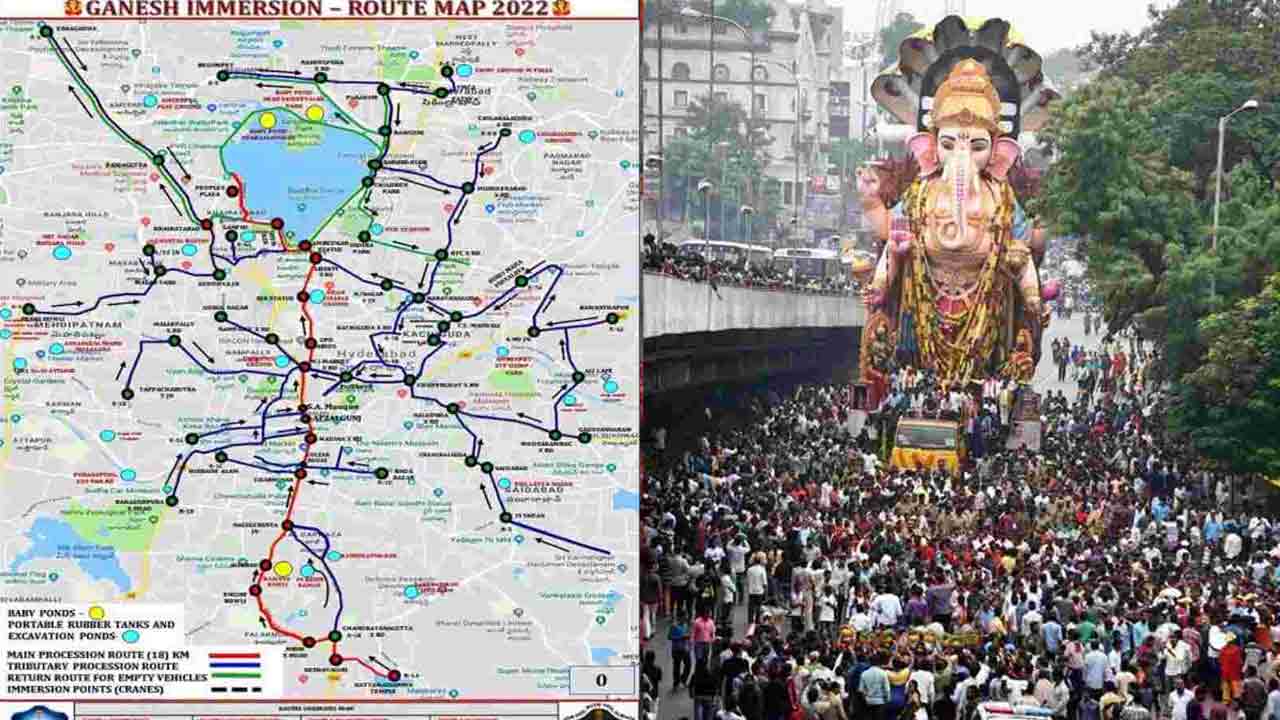 గణేశ్‌ నిమజ్జనం.. హైదరాబాద్‌లో నేడు, రేపు ట్రాఫిక్‌ ఆంక్షలు