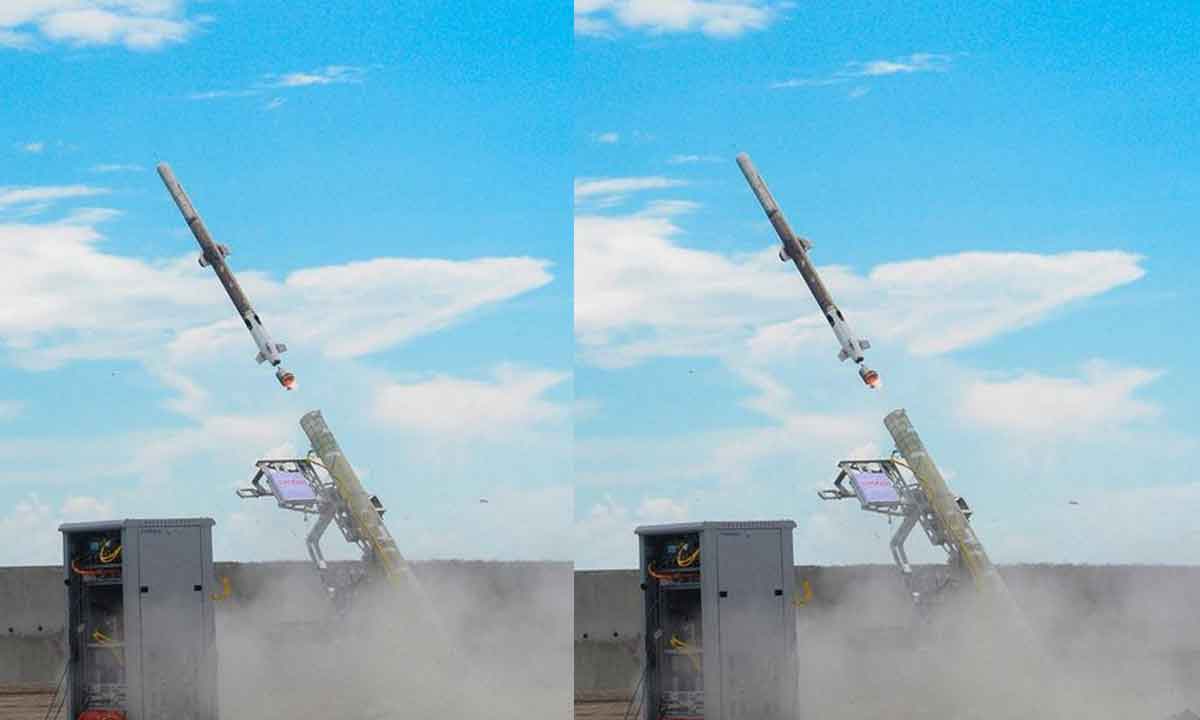 వీడియో: VSHORADS క్షిప‌ణి ప‌రీక్ష‌లు విజ‌య‌వంతం