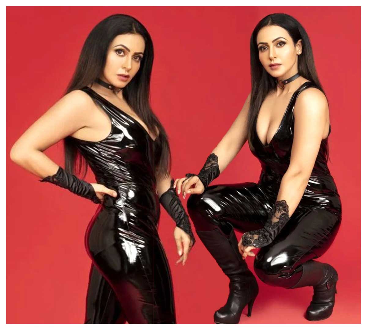 Nandini Rai | బ్లాక్ క‌ల‌ర్‌ టైట్‌ఫిట్ డ్రెస్‌లో నందిని రాయ్ ప‌రువాలు..