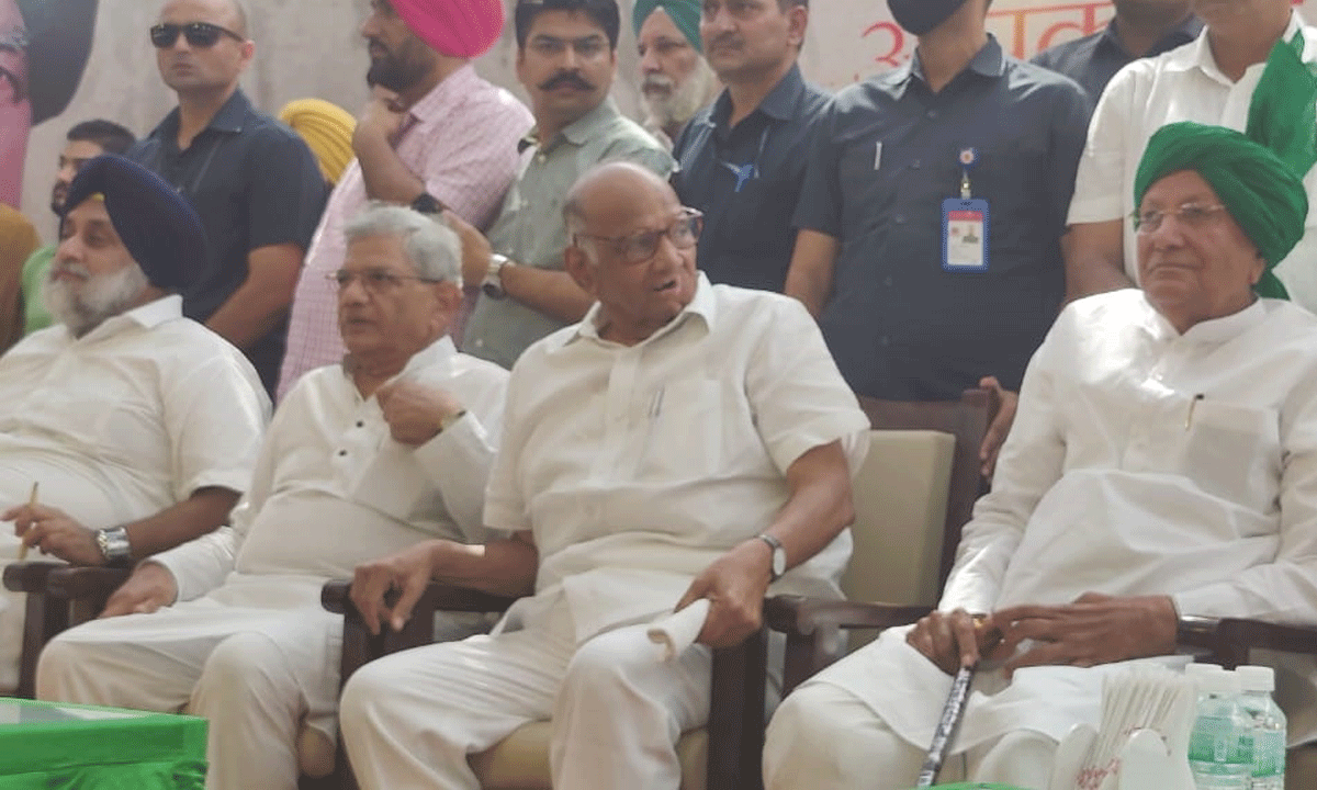 దేవీలాల్ జ‌యంతి వేడుక‌ల్లో వివిధ పార్టీల అగ్ర‌ నేత‌లు