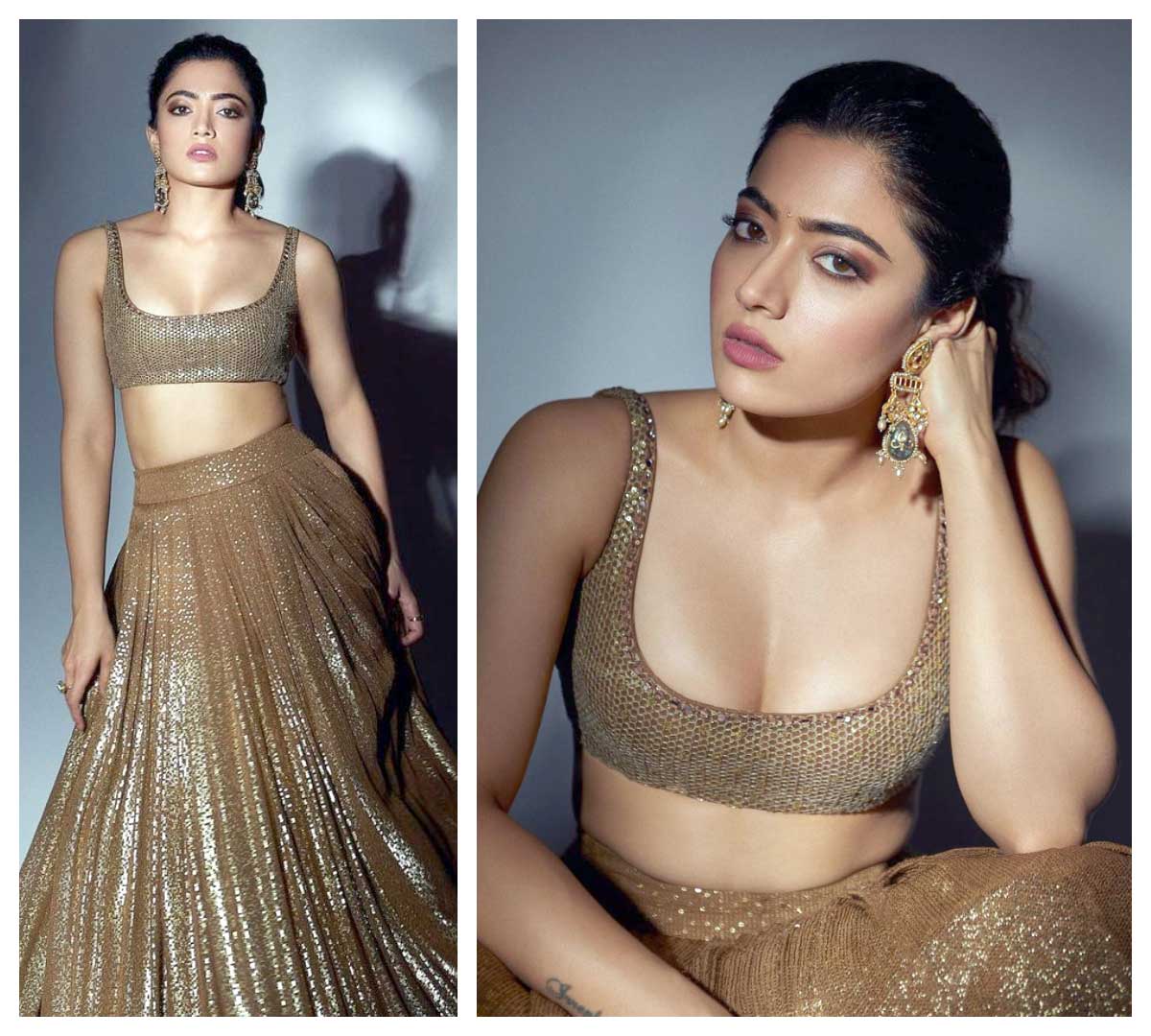 Rashmika Mandanna | స్లీవ్ లెస్ అందాల‌తో రెచ్చిపోయిన రష్మిక మందన్న..