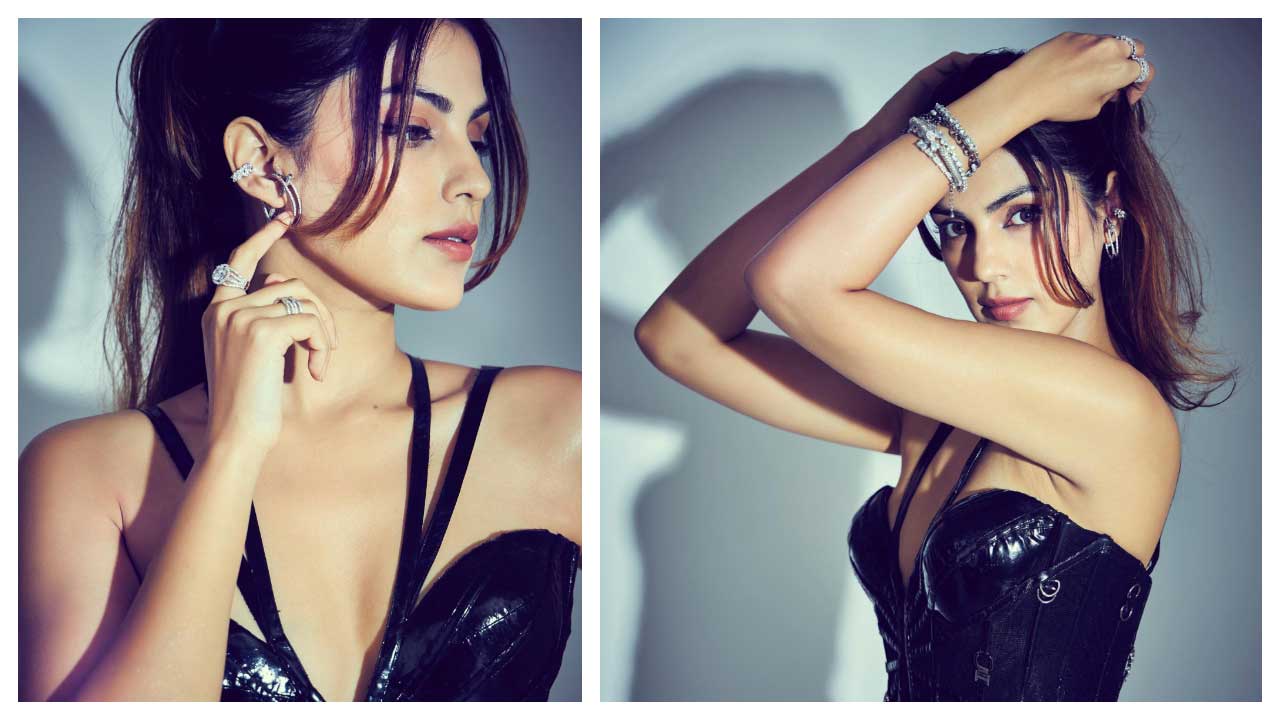 Rhea Chakraborty | బ్లాక్ డ్రెస్‌లో హీటెక్కిస్తున్న‌ రియా చ‌క్ర‌వర్తి..