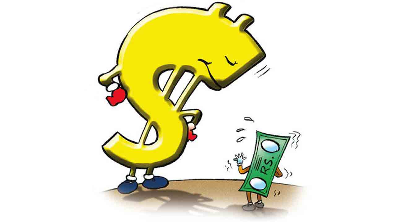 అల్లాడిపోయిన రూపాయి