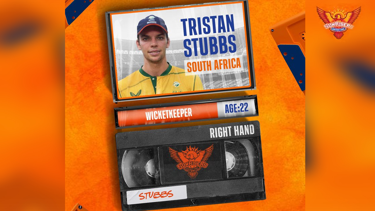 SA 20 Auction | ఎస్ఎ 20 వేలంలో మెరిసిన స్టబ్స్.. భారీ రేటుకు దక్కించుకున్న సన్ రైజర్స్