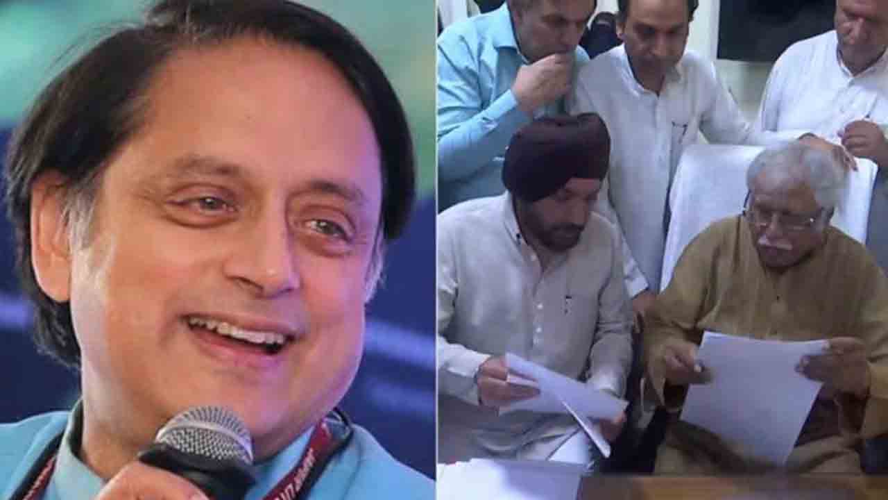 కాంగ్రెస్‌ అధ్యక్ష ఎన్నికల రేసులో శశిథరూర్‌!