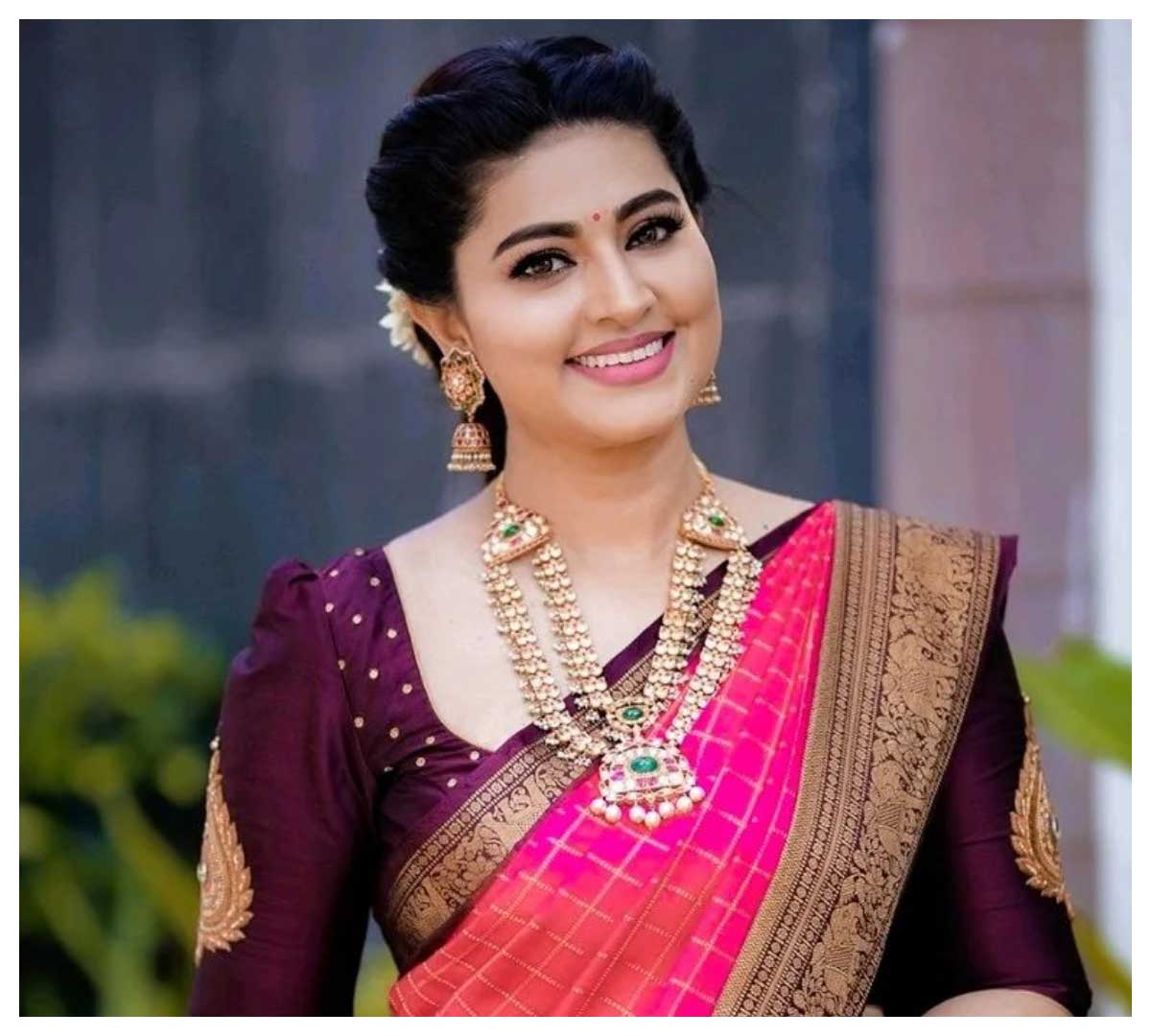 Sneha | పింక్ శారీలో చూడ‌ముచ్చ‌ట‌గా స్నేహ‌..