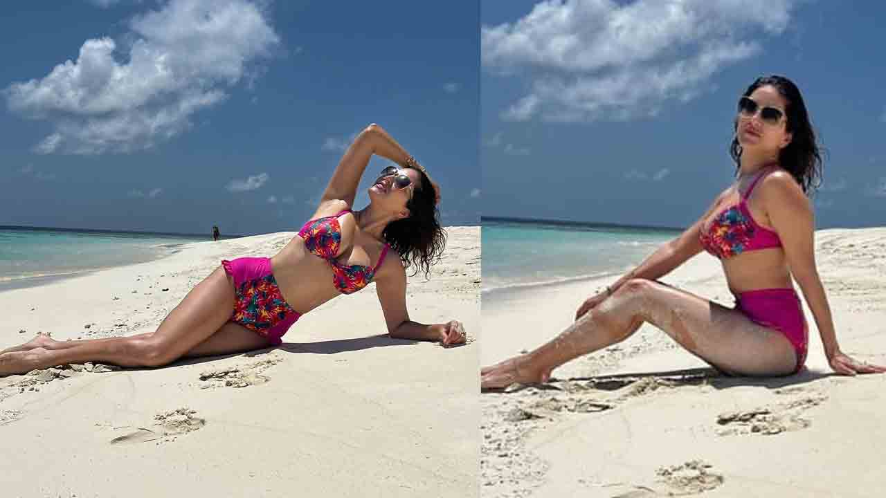 Sunny Leone | ‘ప‌రువం వాన‌గా నేడు కురిసేనులే..’అలల మ‌ధ్య‌ స‌న్నీలియోన్.. వీడియో వైర‌ల్