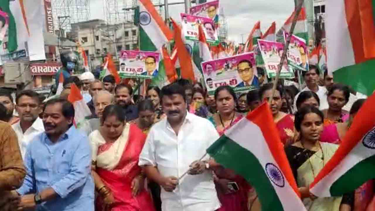 సమైక్యత వజ్రోత్సవాలు.. సికింద్రాబాద్‌లో ర్యాలీ ప్రారంభించిన మంత్రి తలసాని