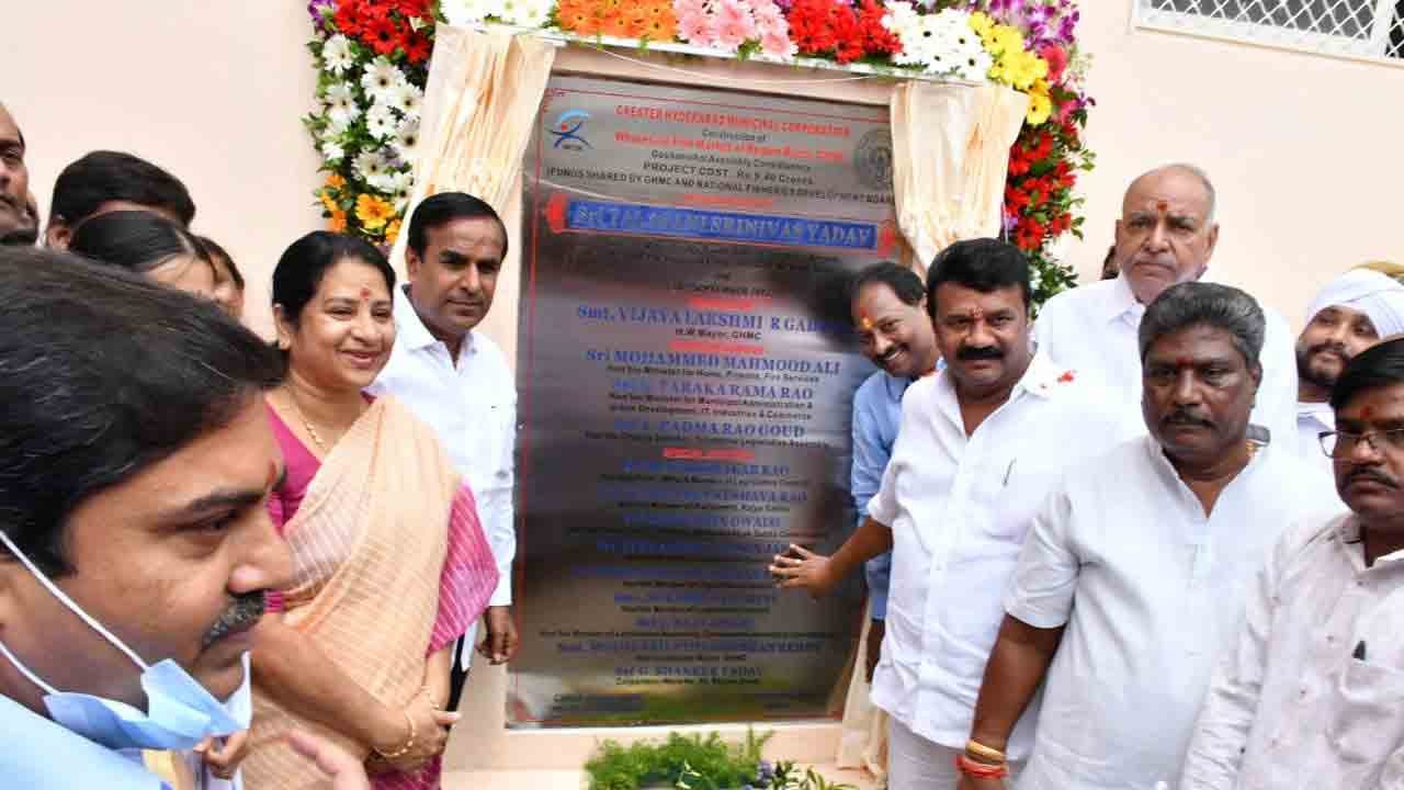 మత్స్యరంగం అభివృద్ధికి నిరంతర కృషి : తలసాని శ్రీనివాస్‌ యాదవ్‌