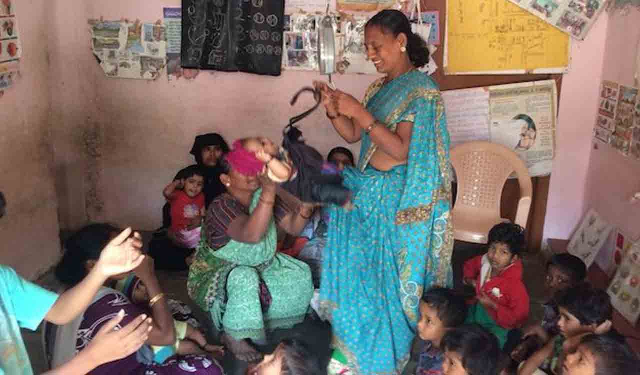 26 నుంచి అంగన్వాడీలకు ఒక్కపూట