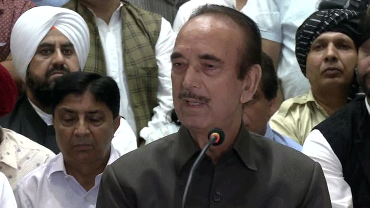 కొత్త పార్టీ పేరు ప్రకటించిన గులాం నబీ ఆజాద్‌