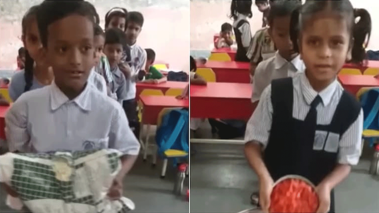 వైర‌ల్ వీడియో :  నెటిజ‌న్ల‌ను ఆక‌ట్టుకున్న చిన్నారుల భేల్‌పురి