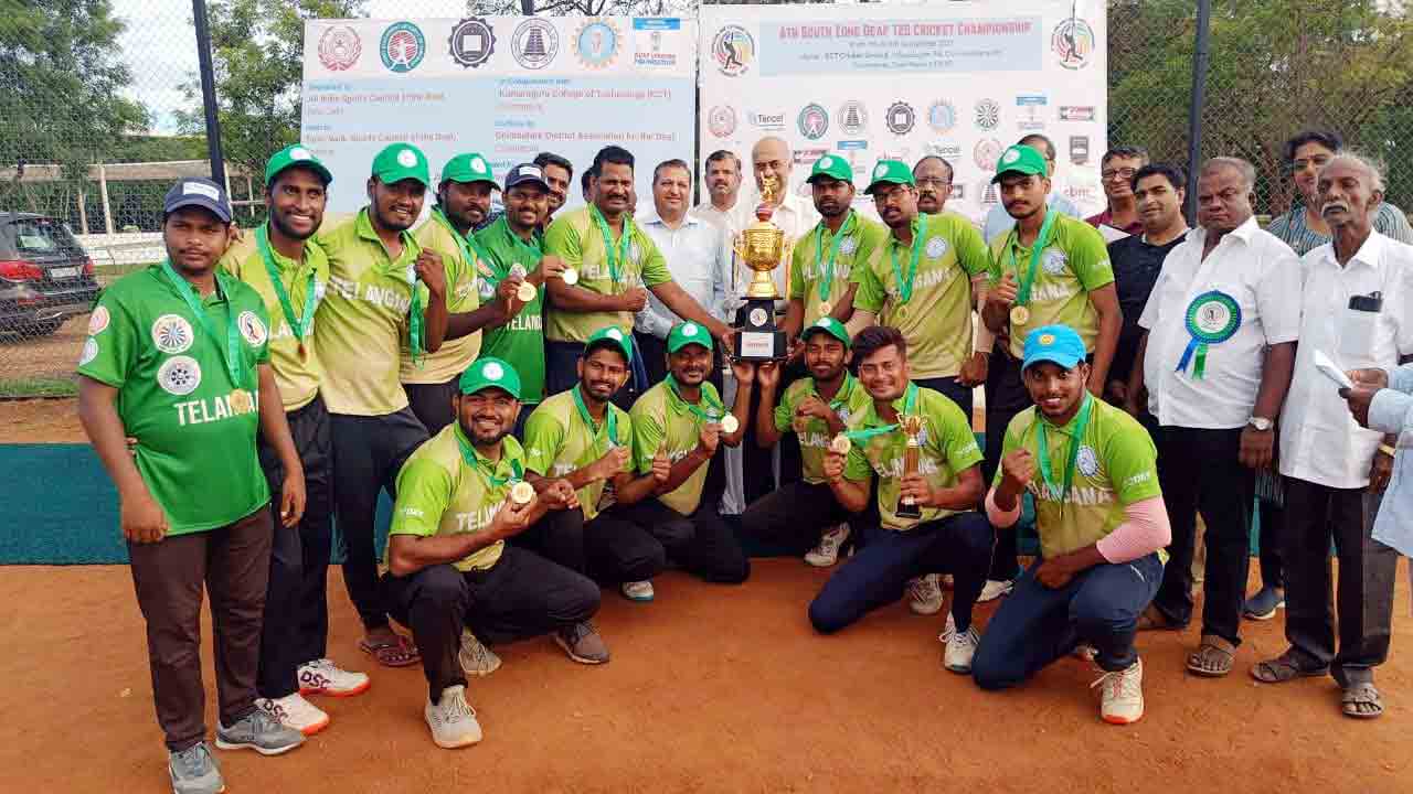 డెఫ్‌ టీ20 విజేత తెలంగాణ