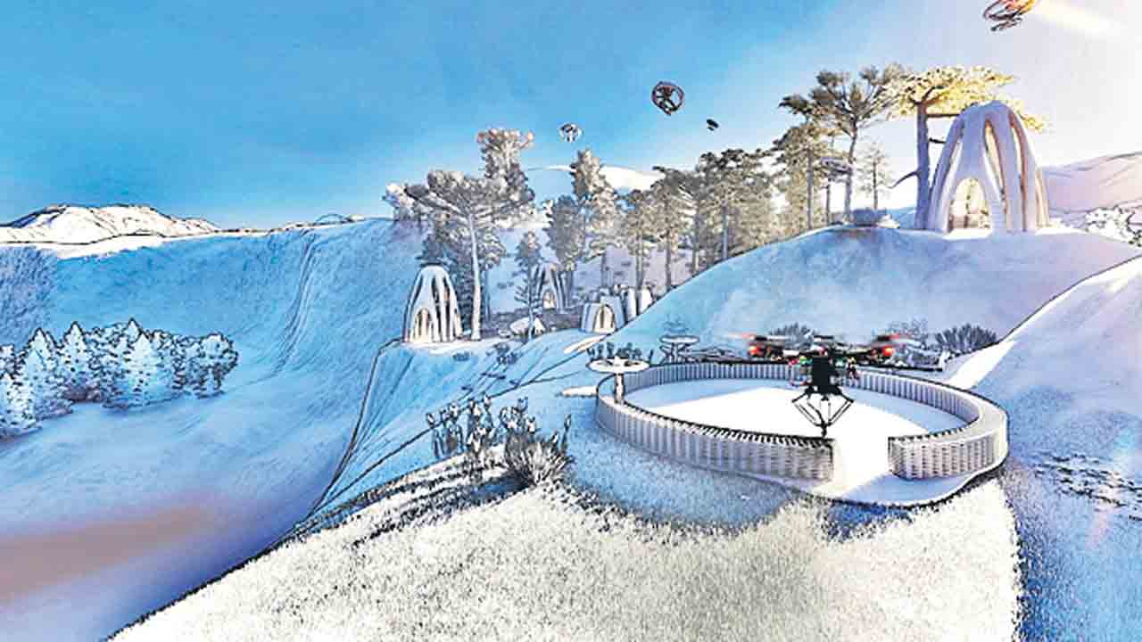 భవనాలు కట్టే డ్రోన్‌!