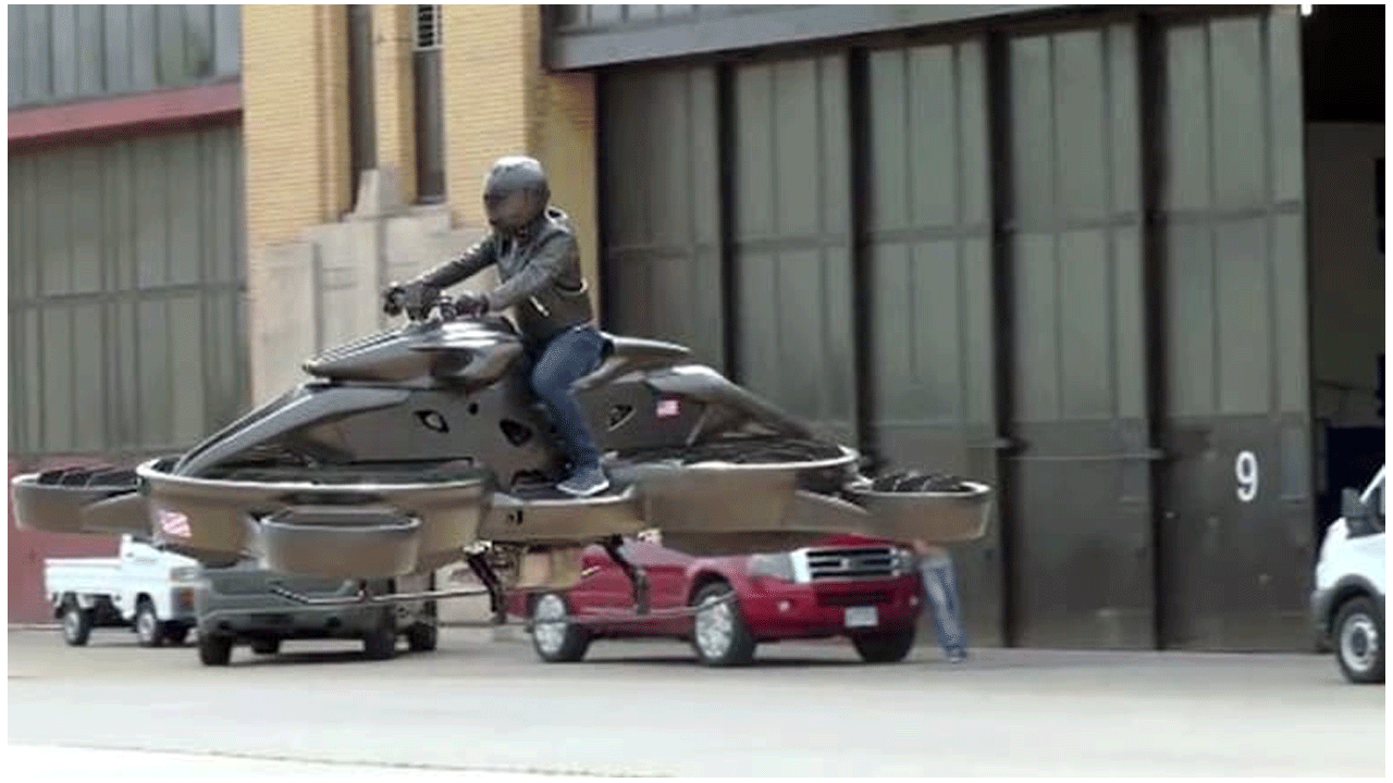 ప్ర‌పంచంలో తొలి ఫ్లైయింగ్ బైక్ ఎంట్రీ!