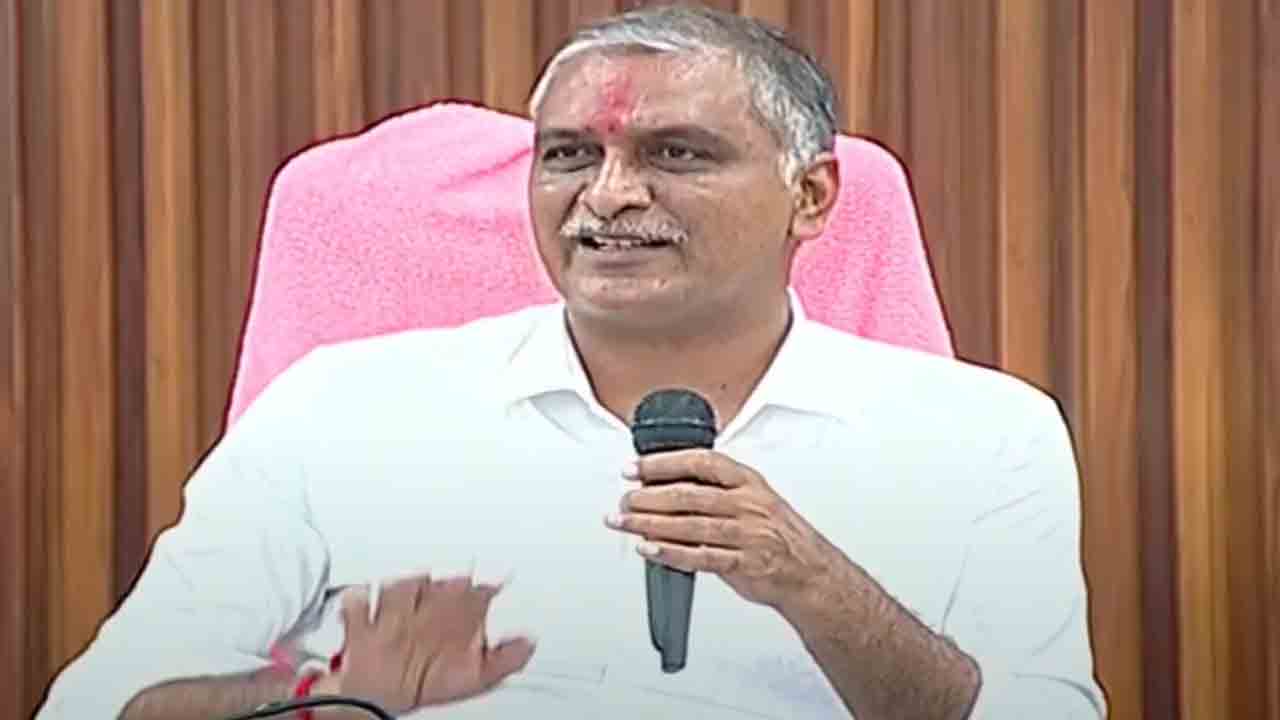 కేంద్ర మంత్రులపై నిప్పులు చెరిగిన మంత్రి హరీశ్‌రావు