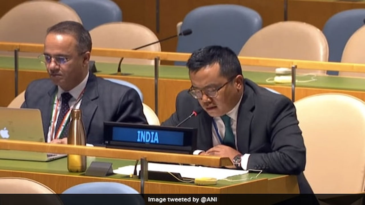 యూఎన్‌లో పాక్ ప్ర‌ధాని ఆరోప‌ణ‌ల్ని ఖండించిన భార‌త్