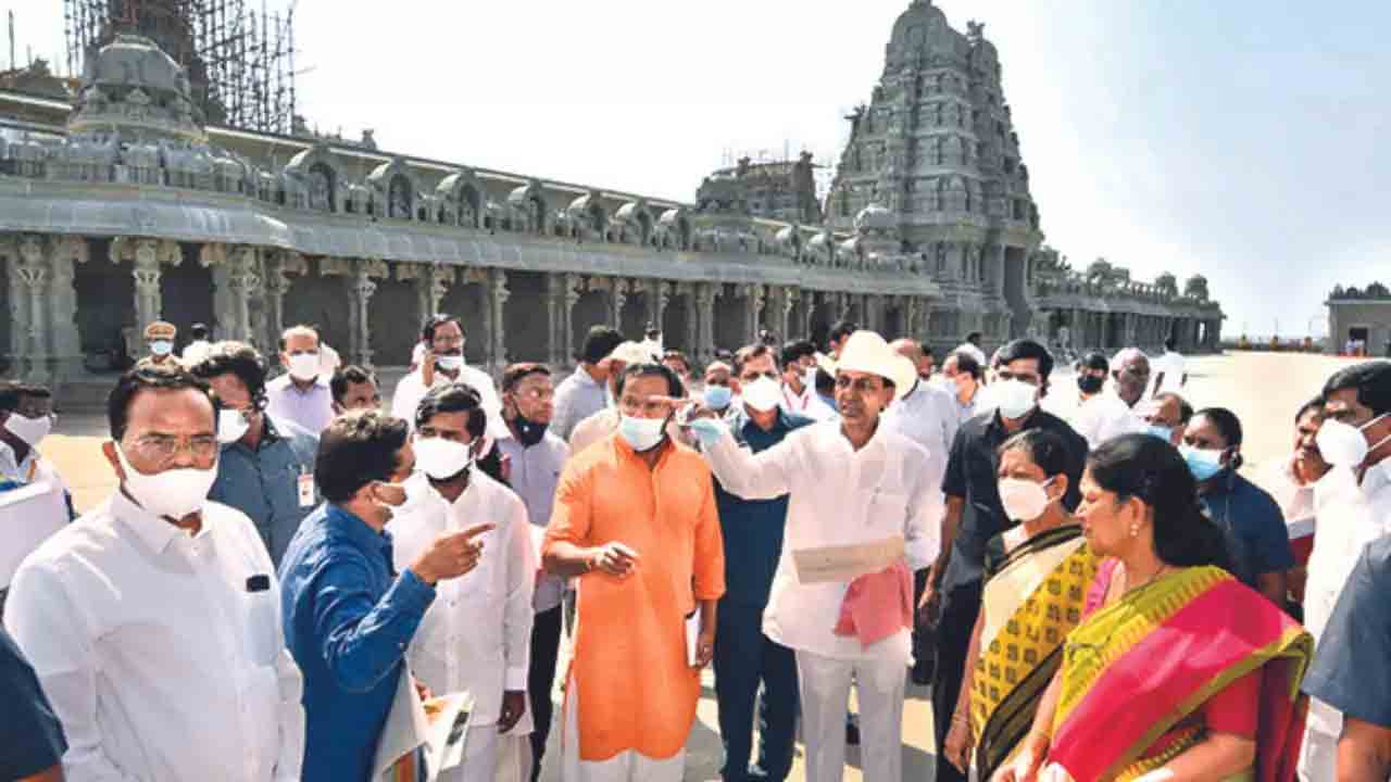 నేడు యాదగిరిగుట్టకు సీఎం కేసీఆర్‌