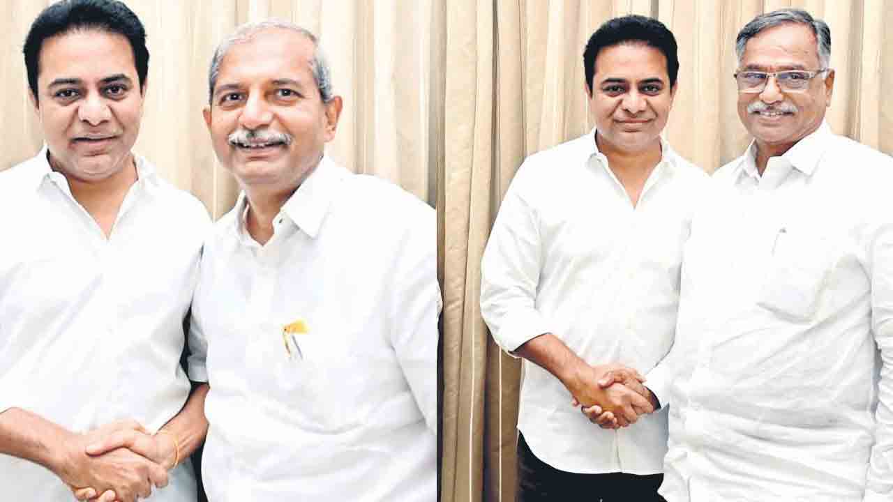 మంత్రి కేటీఆర్తో ఎమ్మెల్యేలు
