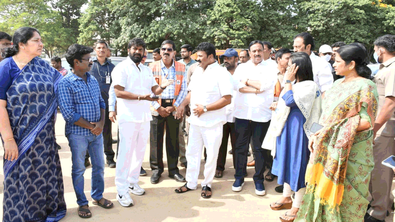 తెలంగాణ జాతీయ సమైక్యతా వజ్రోత్సవాల ఏర్పాట్లను పరిశీలించిన మంత్రులు