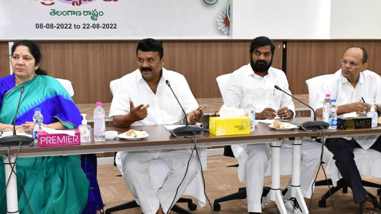 తెలంగాణ జాతీయ సమైక్యత వజ్రోత్సవాలు వైభవంగా నిర్వహించాలి : మంత్రి తలసాని