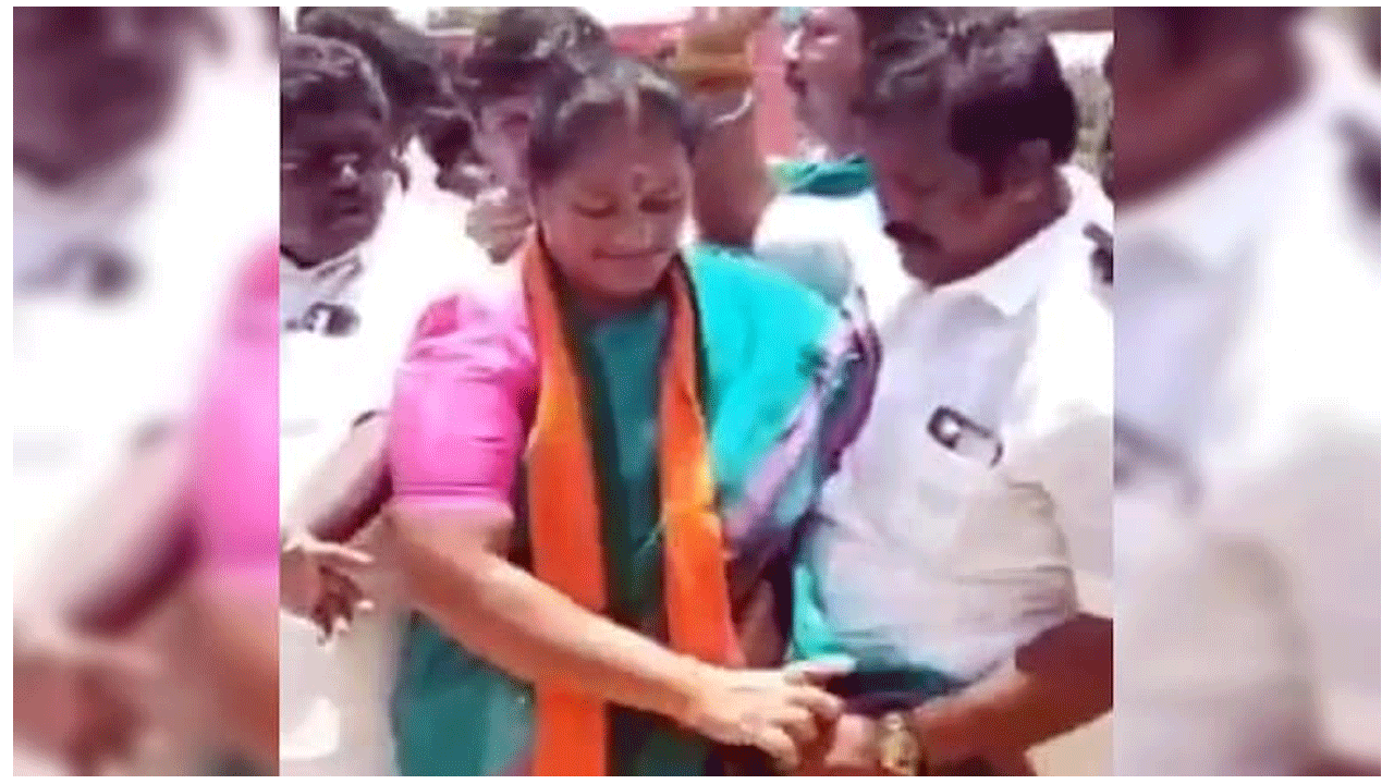 మ‌హిళా నేత‌ను వేధించిన బీజేపీ నేత‌ : వీడియో బ‌య‌ట‌పెట్టిన డీఎంకే