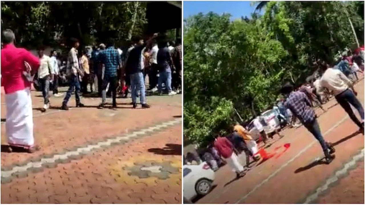 వైర‌ల్ వీడియో : దావ‌త్‌లో చైర్లు, టేబుళ్ల‌తో గెస్టుల‌ ఫైట్‌..ఎందుకో తెలుసా..!