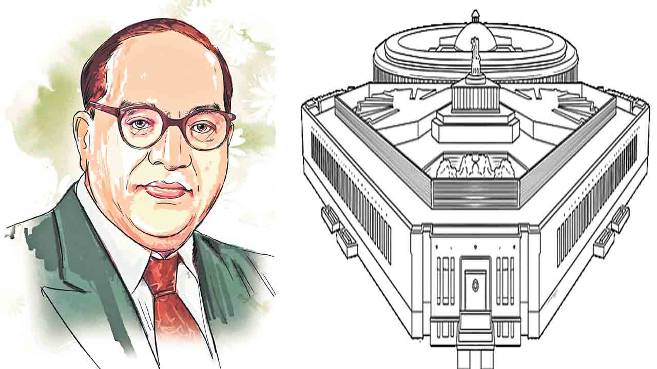 పార్లమెంట్‌కు అంబేద్కర్‌ పేరు పెట్టరా మీరు.. బండిని నిలదీసిన దళితులు