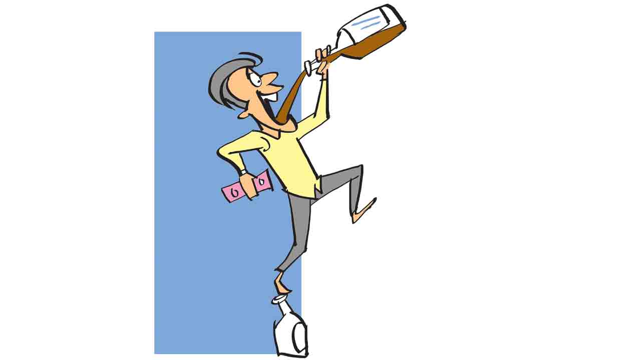 తాగితే తన్నులాట తెల్లారితే దేవులాట