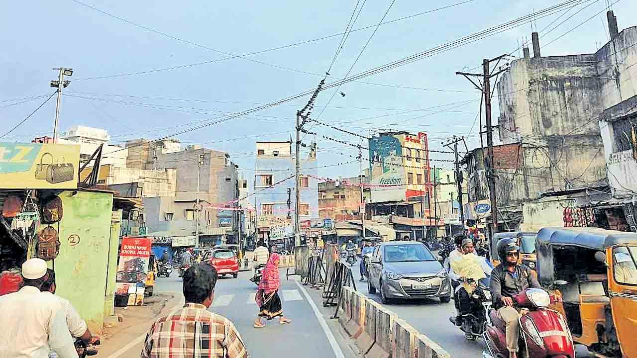 మల్లేపల్లిలో మార్కింగ్‌