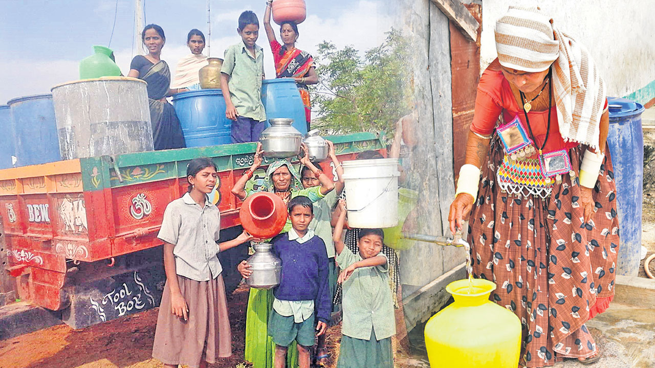 దాహం తీర్చిన.. భగీరథ