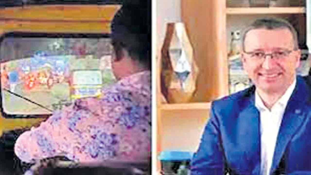 బెంజ్‌ దిగి.. ఆటో ఎక్కి.. బెంజ్‌ ఇండియా సీఈవోకి ట్రాఫిక్‌ కష్టాలు