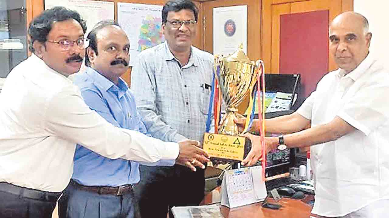 తాడిచర్ల బొగ్గు గనులకు సేఫ్టీ అవార్డు