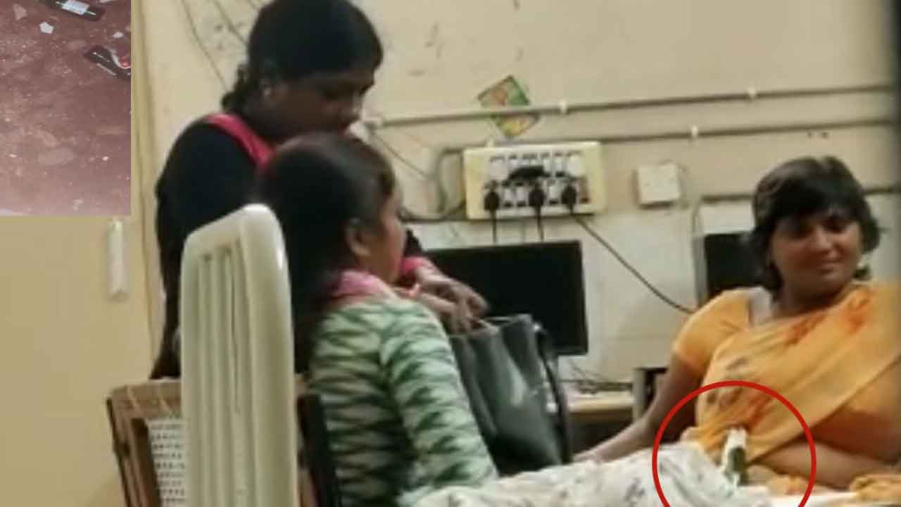 దవాఖానలో మందు పార్టీ.. బీర్లు తాగిన మహిళా సిబ్బంది