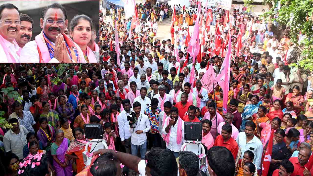 కుర్రకారుదే జోరు.. మునుగోడులో గులాబీ జెండా ఎత్తిన యూత్‌