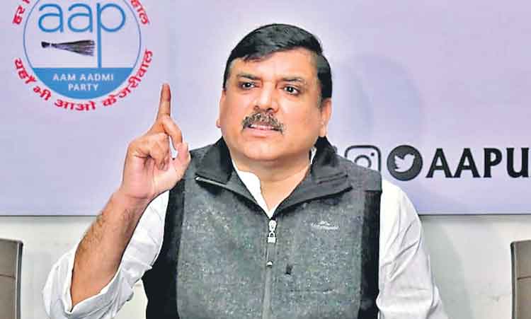 బీజేపీతో ప్రజాస్వామ్యం ఖూనీ.. పార్టీ గుర్తింపును రద్దు చేయాలి: ఆప్‌ ఎంపీ సంజయ్‌సింగ్‌