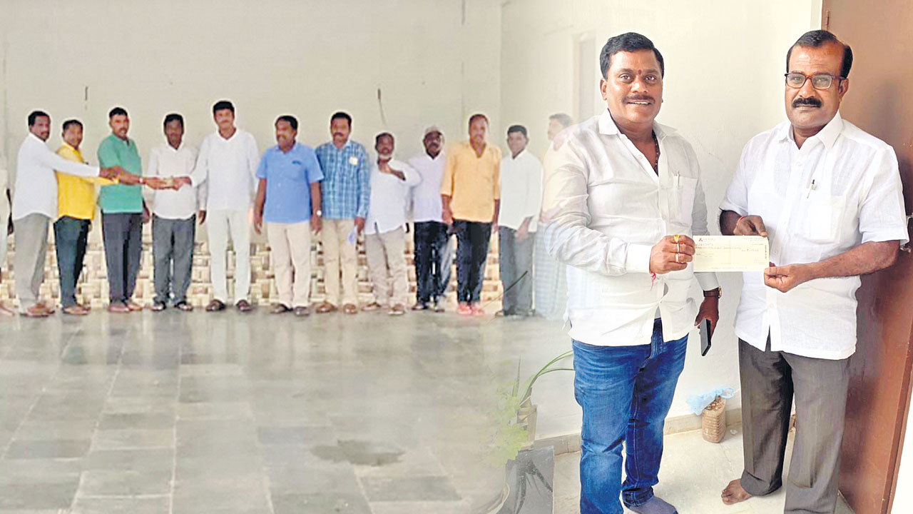 బీఆర్‌ఎస్‌కు 1.20 లక్షల విరాళం