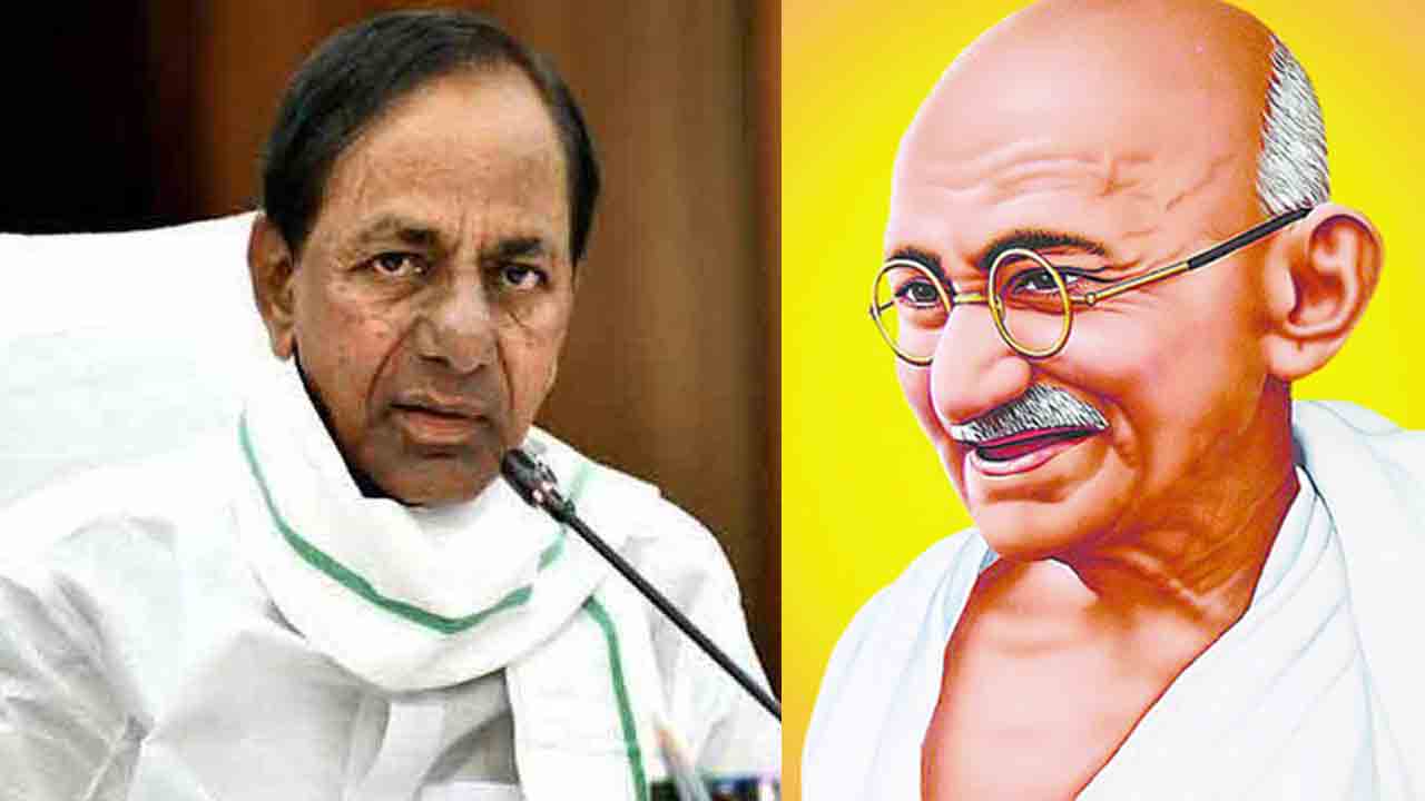 మహాత్ముడి జీవితం అన్ని కాలాలకు ఆదర్శనీయం : సీఎం కేసీఆర్‌