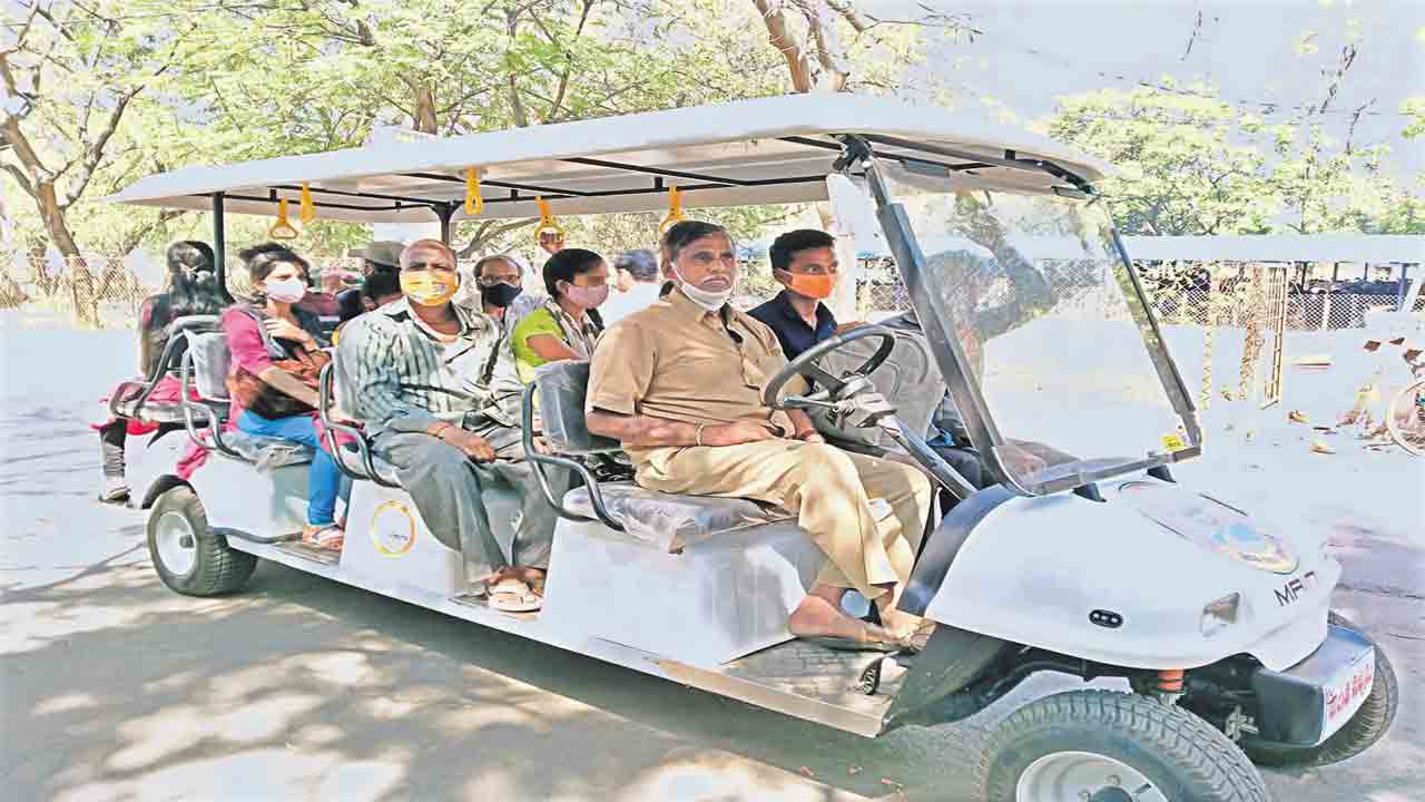 బగ్గీ.. ప్రయాస తగ్గి..