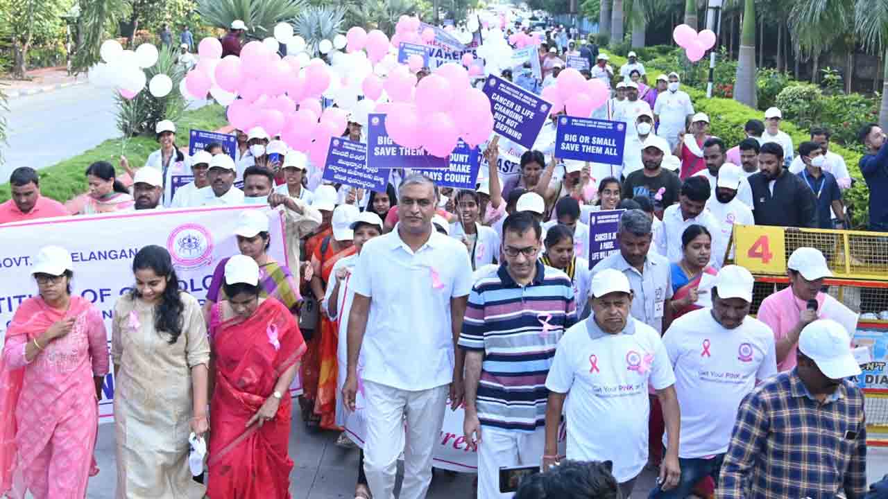 మారిన జీవనశైలి, ఆహారపు అలవాట్లతో చిన్నవయస్సులోనే రోగాలు: మంత్రి హరీశ్‌ రావు