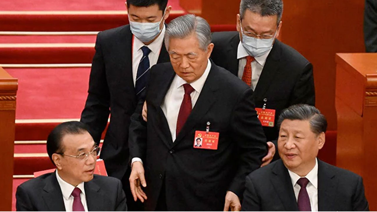 Hu Jintao: సీపీసీ నుంచి హూ జింటావోను బలవంతంగా లాక్కెళ్లారా?.. వీడియో