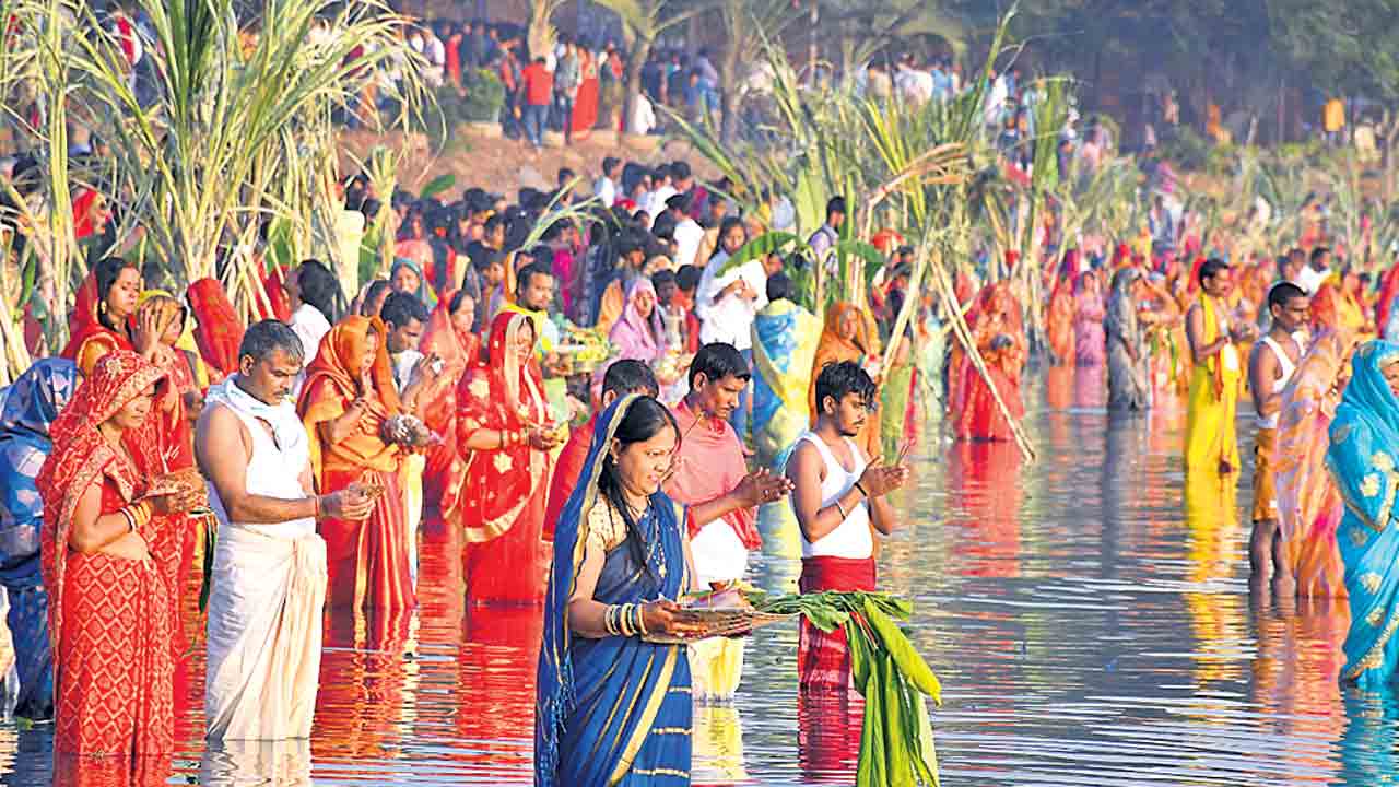 కన్నుల పండవగా ఛఠ్‌ పూజ