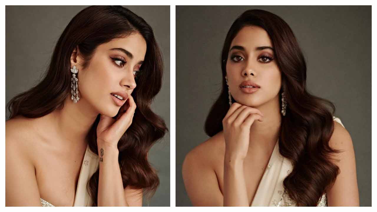 Janhvi Kapoor | తెల్ల చీరలో జాన్వీ కపూర్‌ అందచందాలు అదరహో..